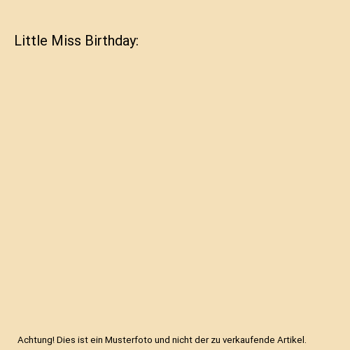 Little Miss Birthday