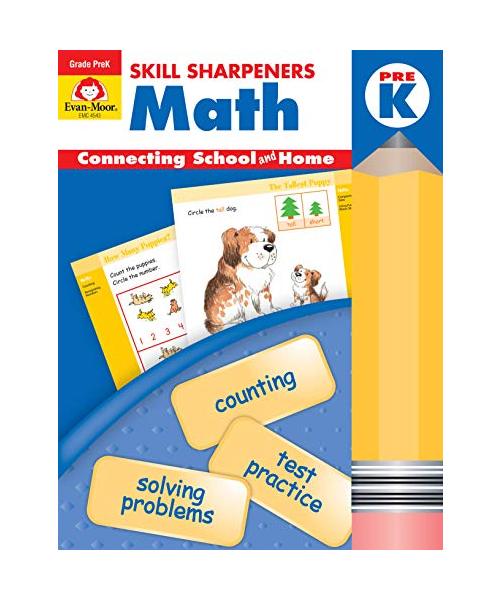 Skill Sharpeners Math Grade Pre-K