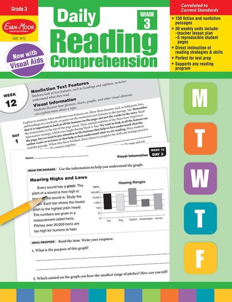 Daily Reading Comprehension, Grade 3 Te