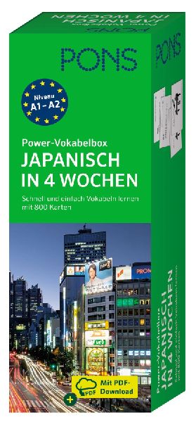 PONS Power-Vokabelbox Japanisch in 4 Wochen
