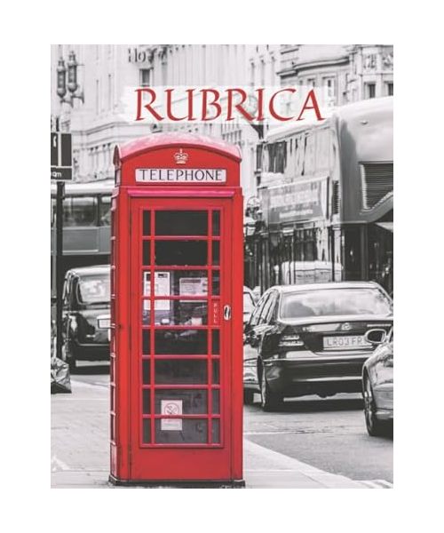 Rubrica Telefonica Alfabetica: Organizza in questo Quaderno più di 350 Contatti annotando indirizzi, numeri telefonici, e-mail. Caratteri grandi (formato a4) per una facile lettura. Contiene indice
