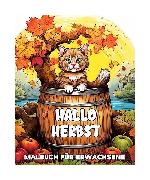 Herbst Malbuch fu¿r Erwachsene