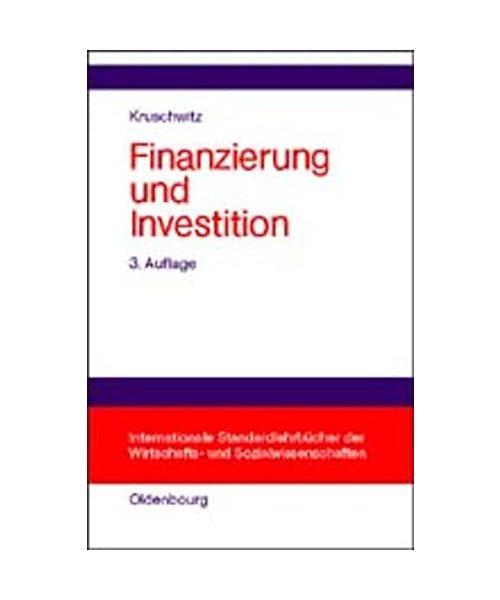 Finanzierung und Investition