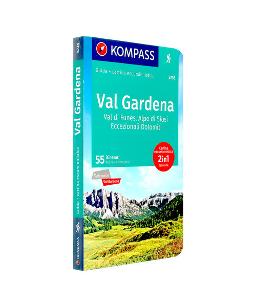 Dolomiti 01. Val Gardena.  Italienische Ausgabe