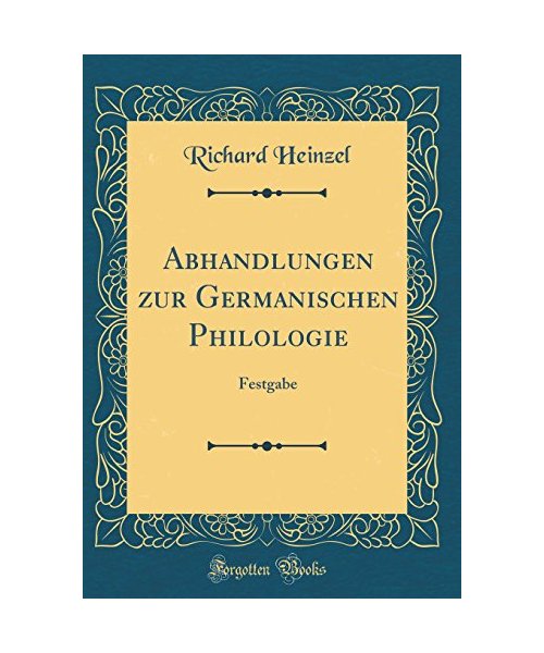 Abhandlungen zur Germanischen Philologie