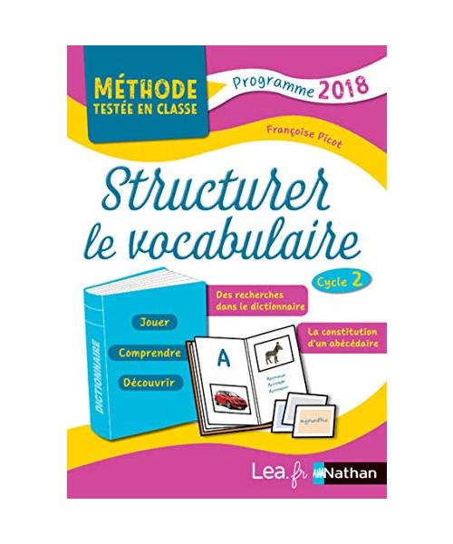 Structurer le vocabulaire Cycle 2 - Méthodes testées en classe CP-CE1-CE2 - 2019: Cycle 2, programme 2018