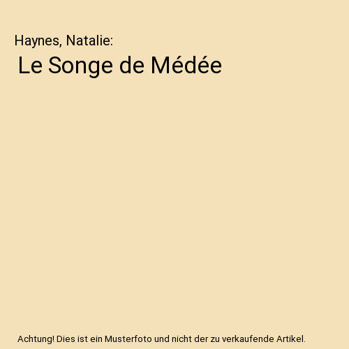 Le Songe de Médée