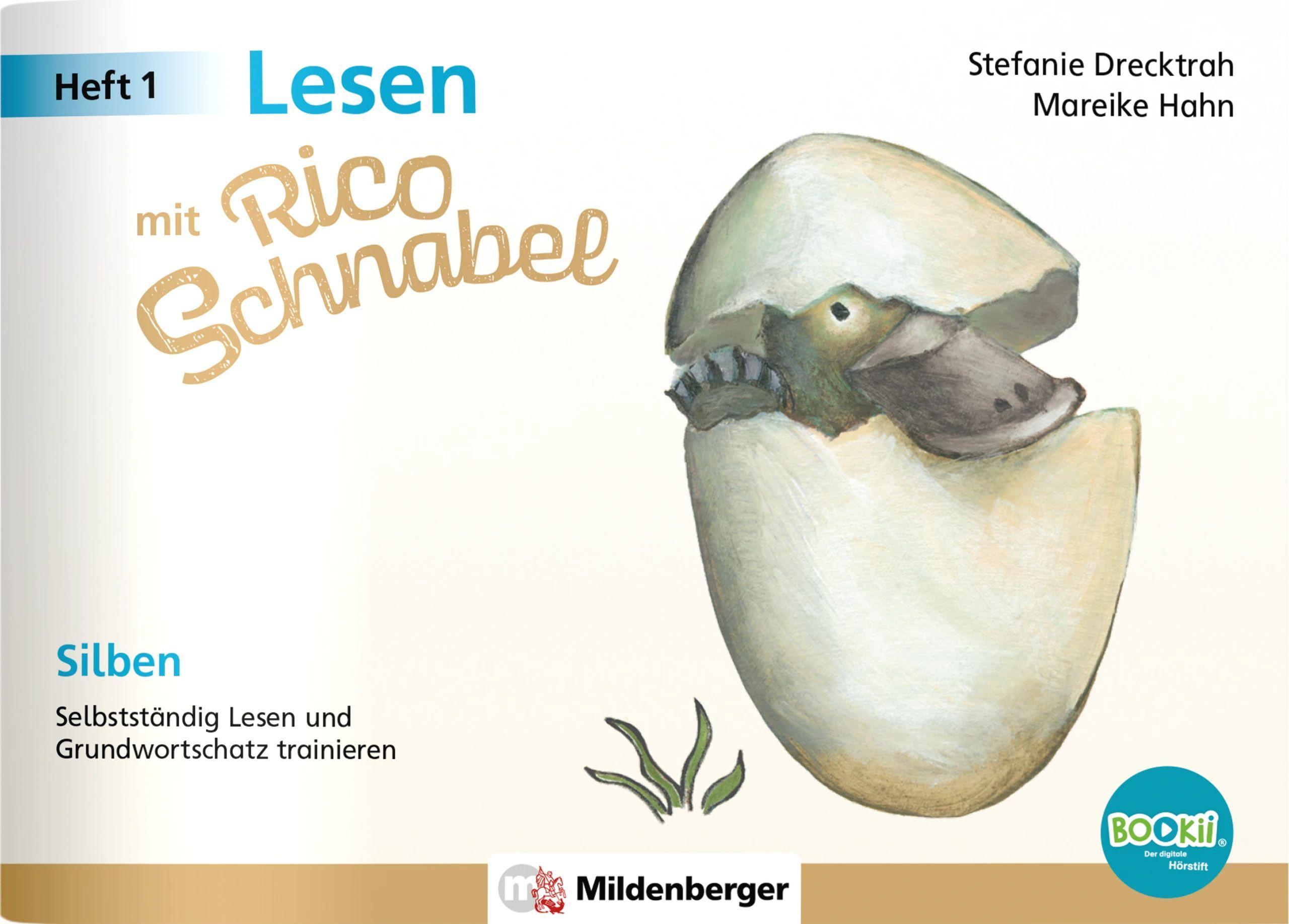 Lesen mit Rico Schnabel, Heft 1: Silben - für BOOKii®