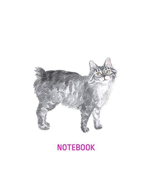 Notebook: Kuril Bobtail Cat - Lined, Empty Journal for Your Personal Recipe Compilation - 6x9'', 110 Pages