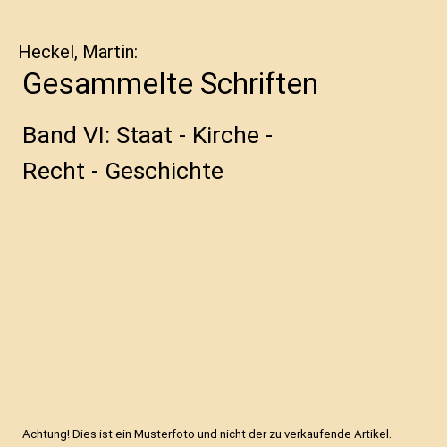 Gesammelte Schriften