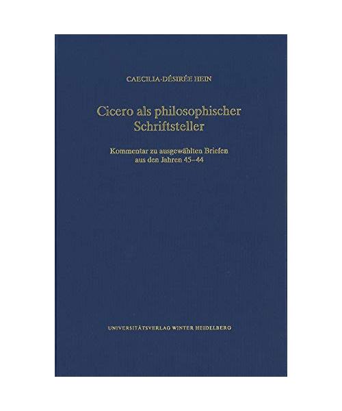 Cicero als philosophischer Schriftsteller