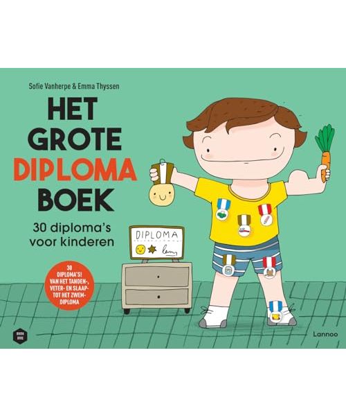 Het Grote Diplomaboek: 30 diploma's voor kinderen