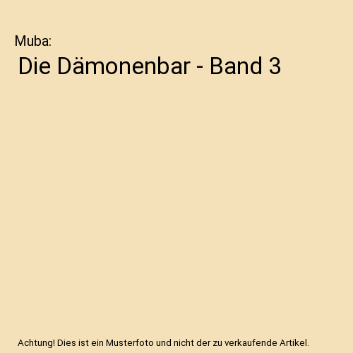 Die Dämonenbar - Band 3