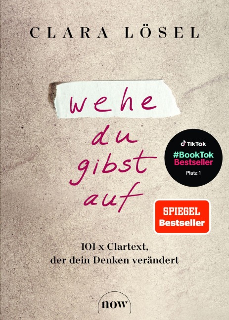 Wehe du gibst auf