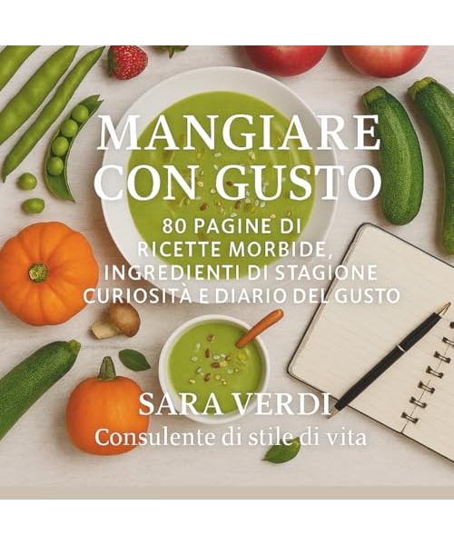 MANGIARE CON GUSTO - Cucina Morbida per Disfagia – Ricette di Stagione: Vellutate, creme e dolci IDDSI-friendly per ogni età. Ricette facili per famiglie, anziani e caregiver.