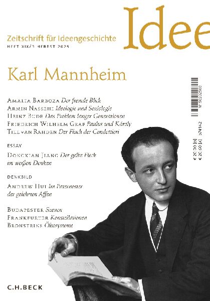 Zeitschrift für Ideengeschichte Heft XIX/3 Herbst 2025