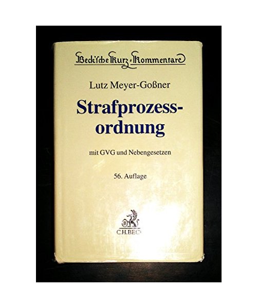 Strafprozessordnung