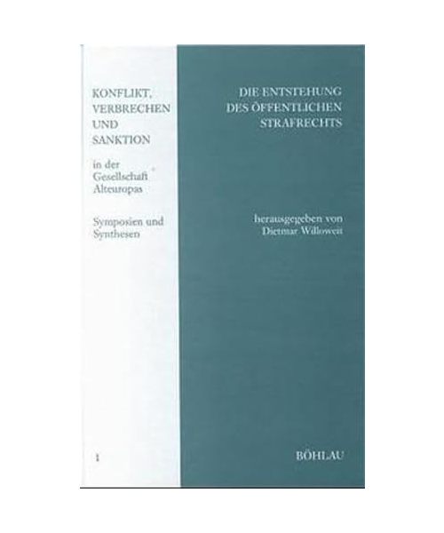 Die Entstehung des öffentlichen Strafrechts: Beiträge zu einer Bestandsaufnahme