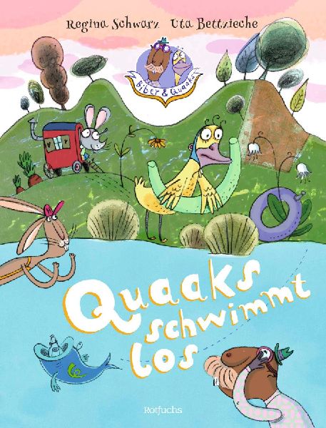 Biber & Quaaks: Quaaks schwimmt los