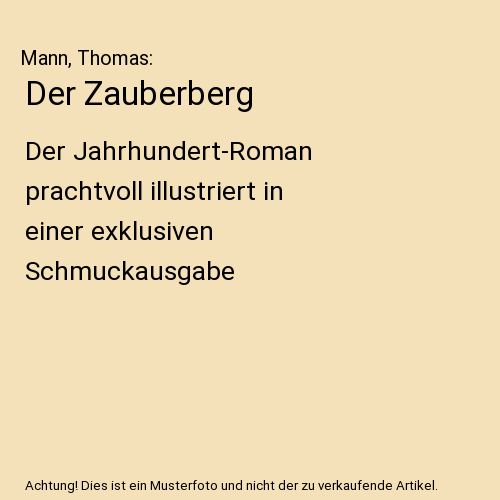 Der Zauberberg