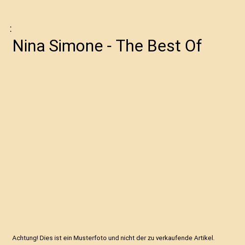 Nina Simone - The Best Of