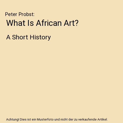 What Is African Art?