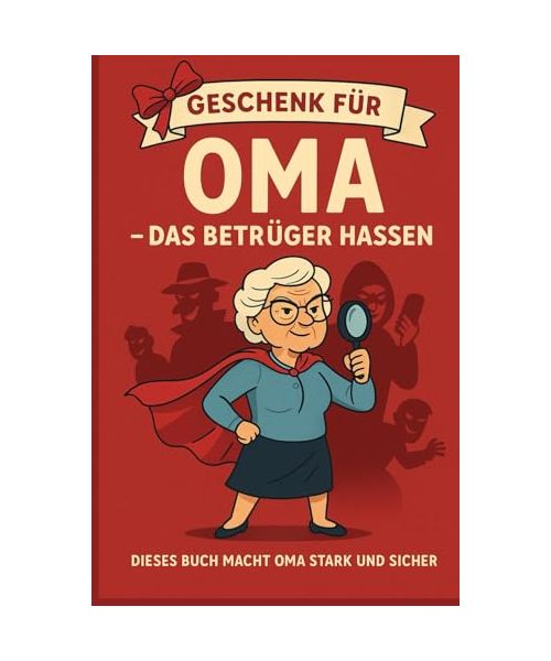 Geschenk für Oma – das Betrüger hassen: Enkeltrick, falsche Polizisten, WhatsApp-Fallen: Dieses Buch macht Oma stark und sicher!