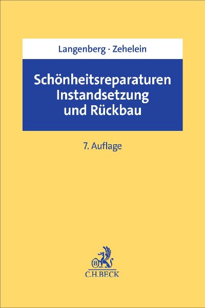 Schönheitsreparaturen, Instandsetzung und Rückbau