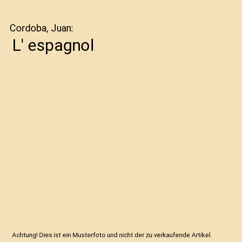 L' espagnol