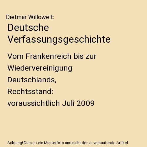Deutsche Verfassungsgeschichte