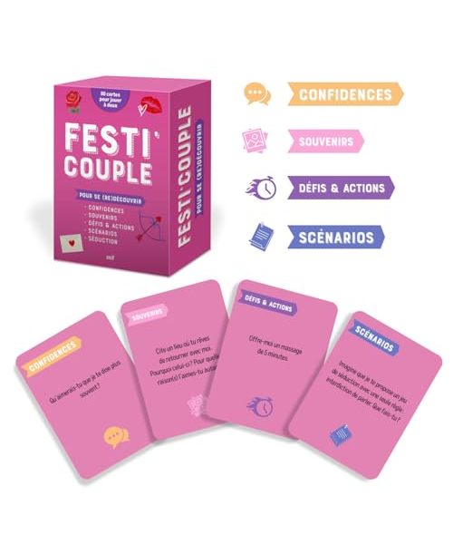 Festi'Couple - Pour se (re)découvrir: 80 cartes pour jouer à deux