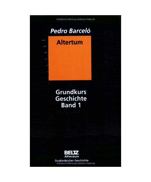 Altertum.