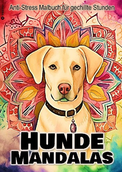 Hunde Mandalas Malbuch für Erwachsene Jugendliche Frauen Männer