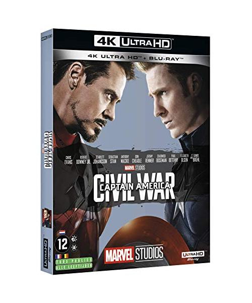 Captain america 3 : civil war 4k Ultra-HD [Blu-ray] [FR Import]