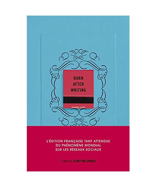 Burn after writing (Bleu) - L'édition française officielle