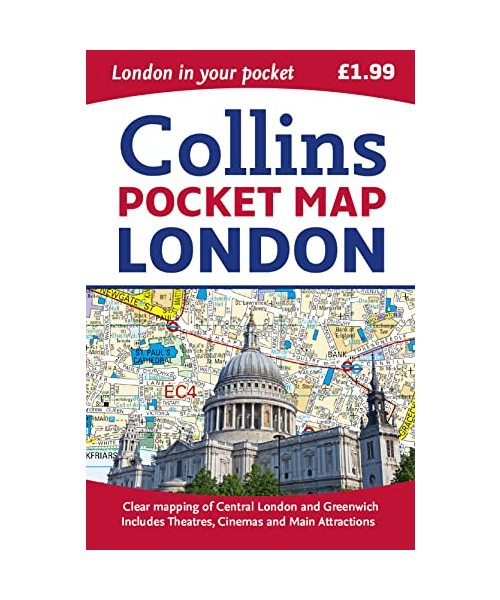 MAP-COLLINS PCKT MAP LONDON