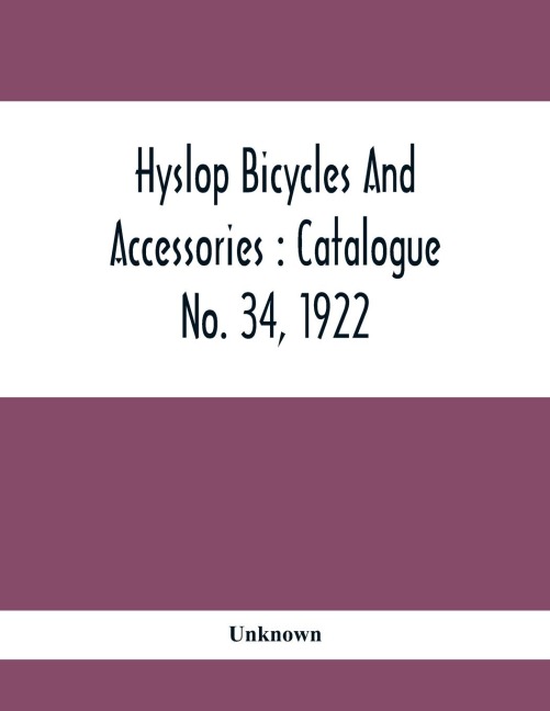 Hyslop Bicycles And Accessories