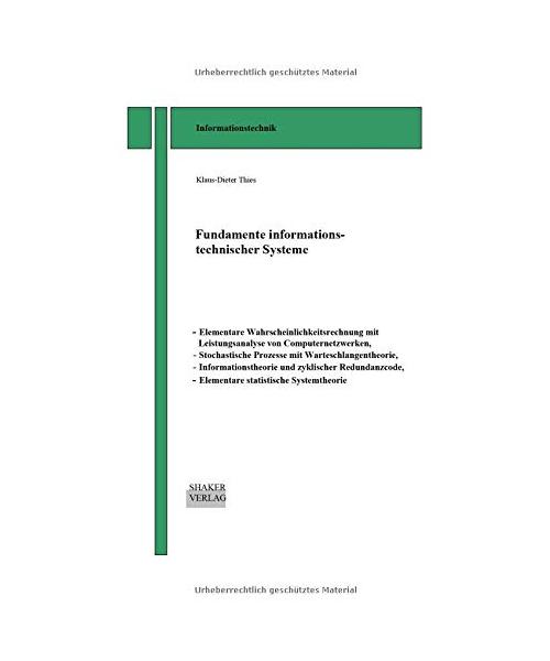 Fundamente informationstechnischer Systeme