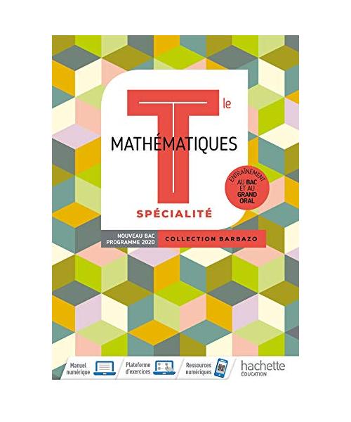 Barbazo Mathématiques Spécialité terminales - Livre élève - Ed. 2020