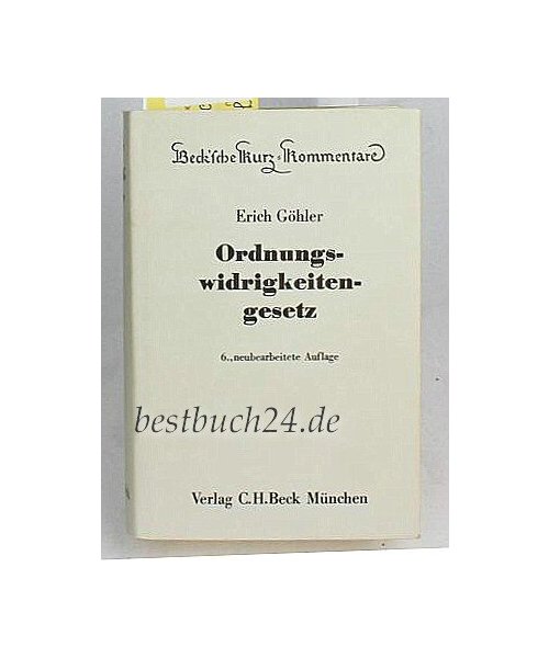 Ordnungswidrigkeitengesetz
