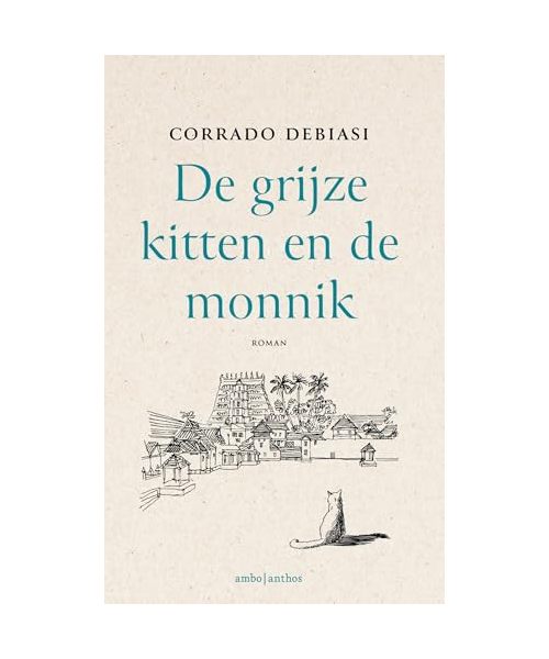 De grijze kitten en de monnik