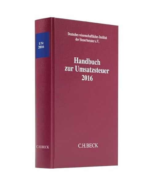 Handbuch zur Umsatzsteuer 2016