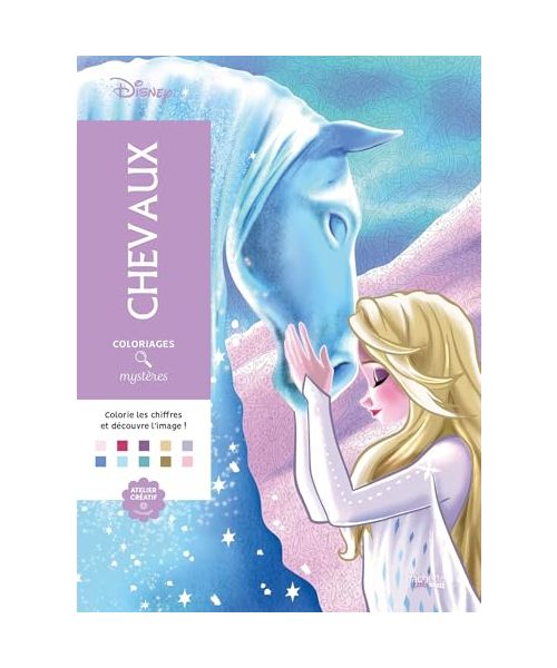 Coloriages mystères Disney - Chevaux