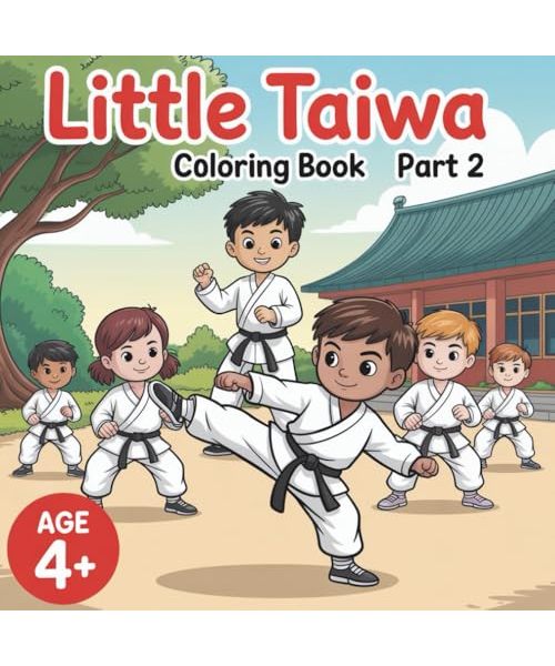 Little Taiwa, Teil2, ein Ausmalbuch für Kinder ab 4 Jahren mit 50 faszinierenden Bildern