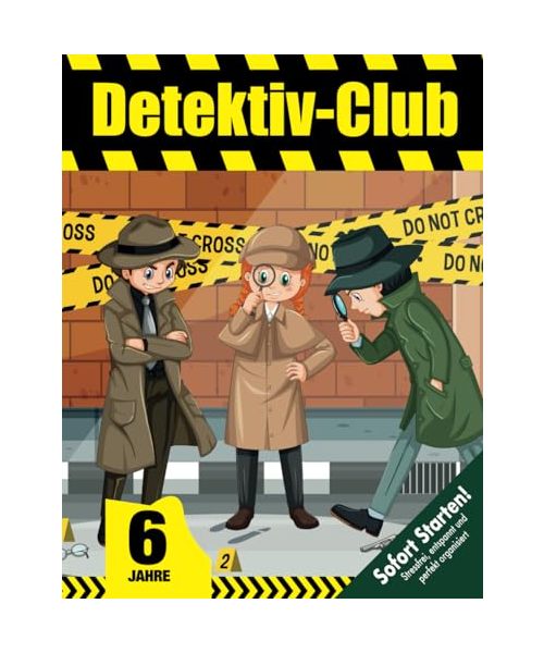 Detektiv Schnitzeljagd inkl. aller Materialien Kindergeburtstag ab 6 Jahren: Detektivclub gründen mit einer spannenden Geschichte, Erpresserbrief, ... Bastelanleitungen u.v.m. (Bravo Schatzsuche)