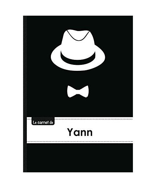 Le carnet d'Yann - Lignes, 96p, A5 - Chapeau et N ud papillon