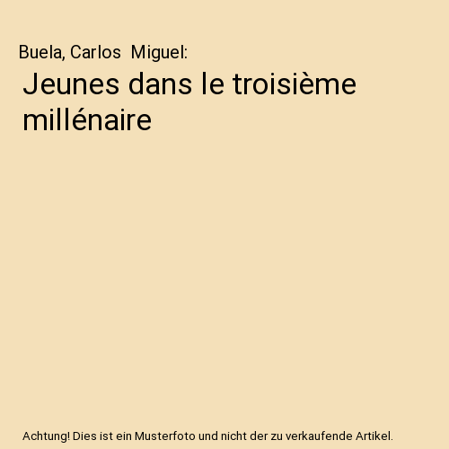 Jeunes dans le troisième millénaire