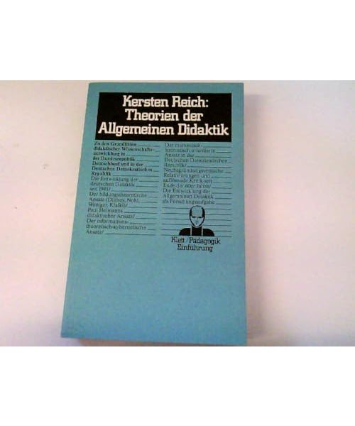 Theorien der Allgemeinen Didaktik