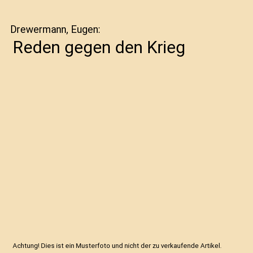 Reden gegen den Krieg