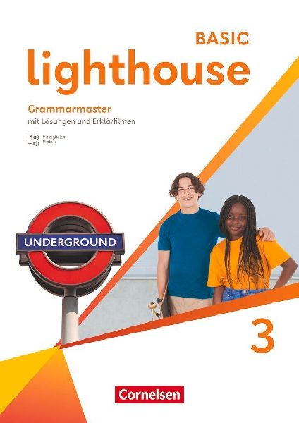 Lighthouse Band 3: 7. Schuljahr - Grammarmaster mit Lösungen und Erklärfilmen